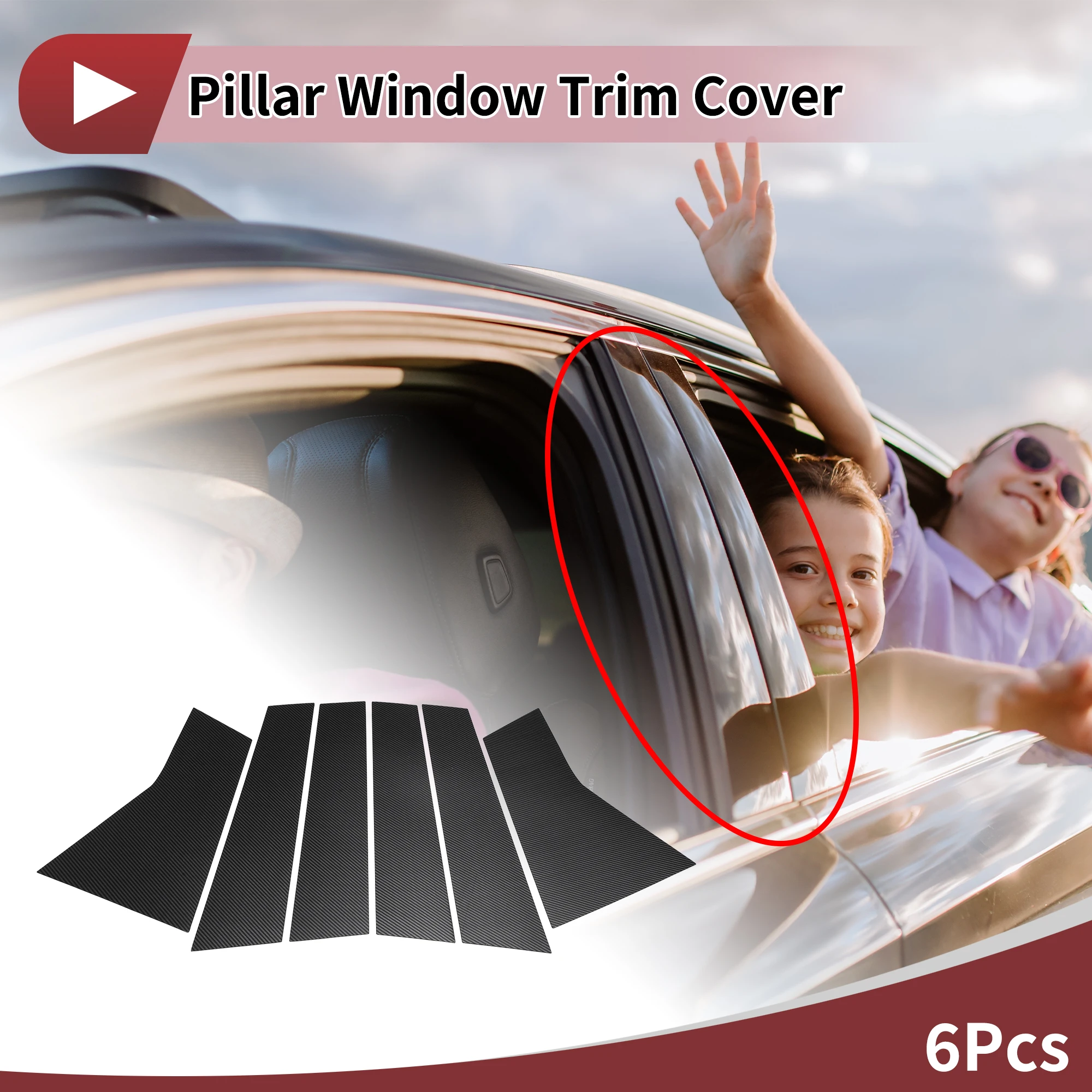 uxcell-フロントリア左右ドアピラーウィンドウトリム-アキュラ-rdx-2019-2024用