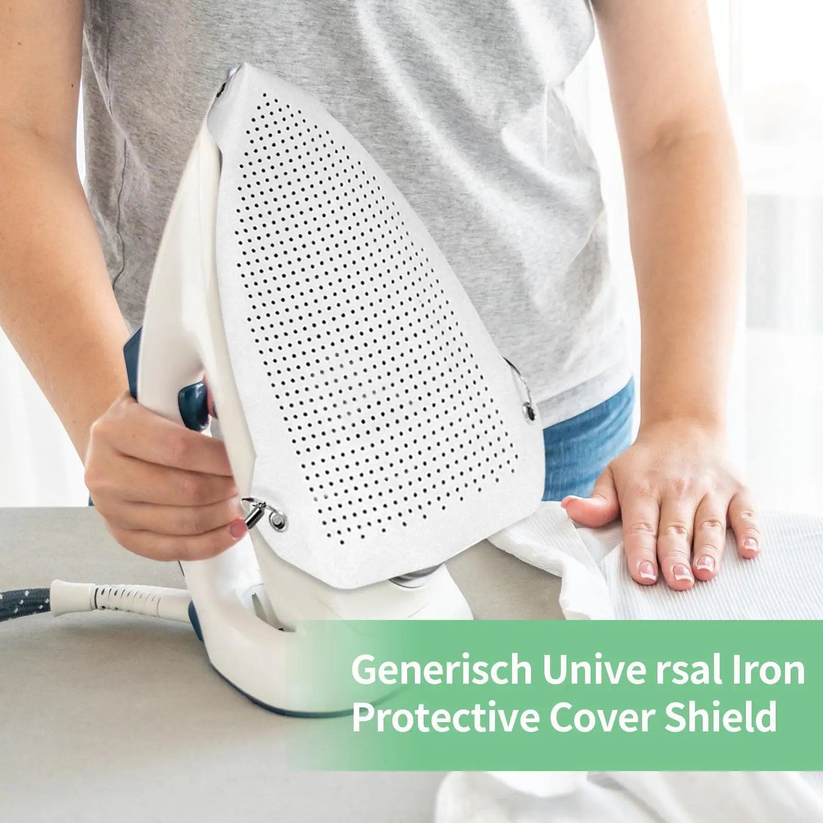 Iron Shoe Cover Electric Iron Sole Plate Protector Smooth Ironing Assistant Tool Ironing Accessory for Household Garment Ironing