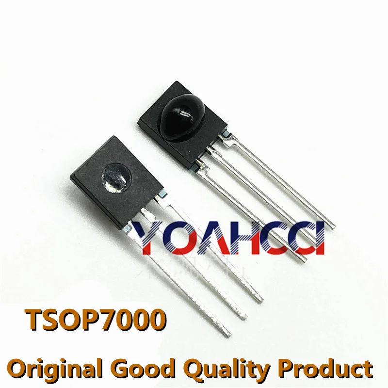 

TSOP7000 (5pieces) DIP Infrared receiver 455KHZ receiving range 20M Original NEW In Stock