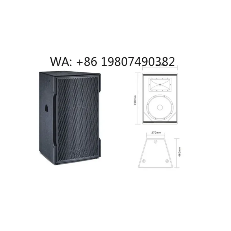 

350W 15 Inch Professional PA Speaker Outdoor Audio Device For Church Hotel Daily Activity Use