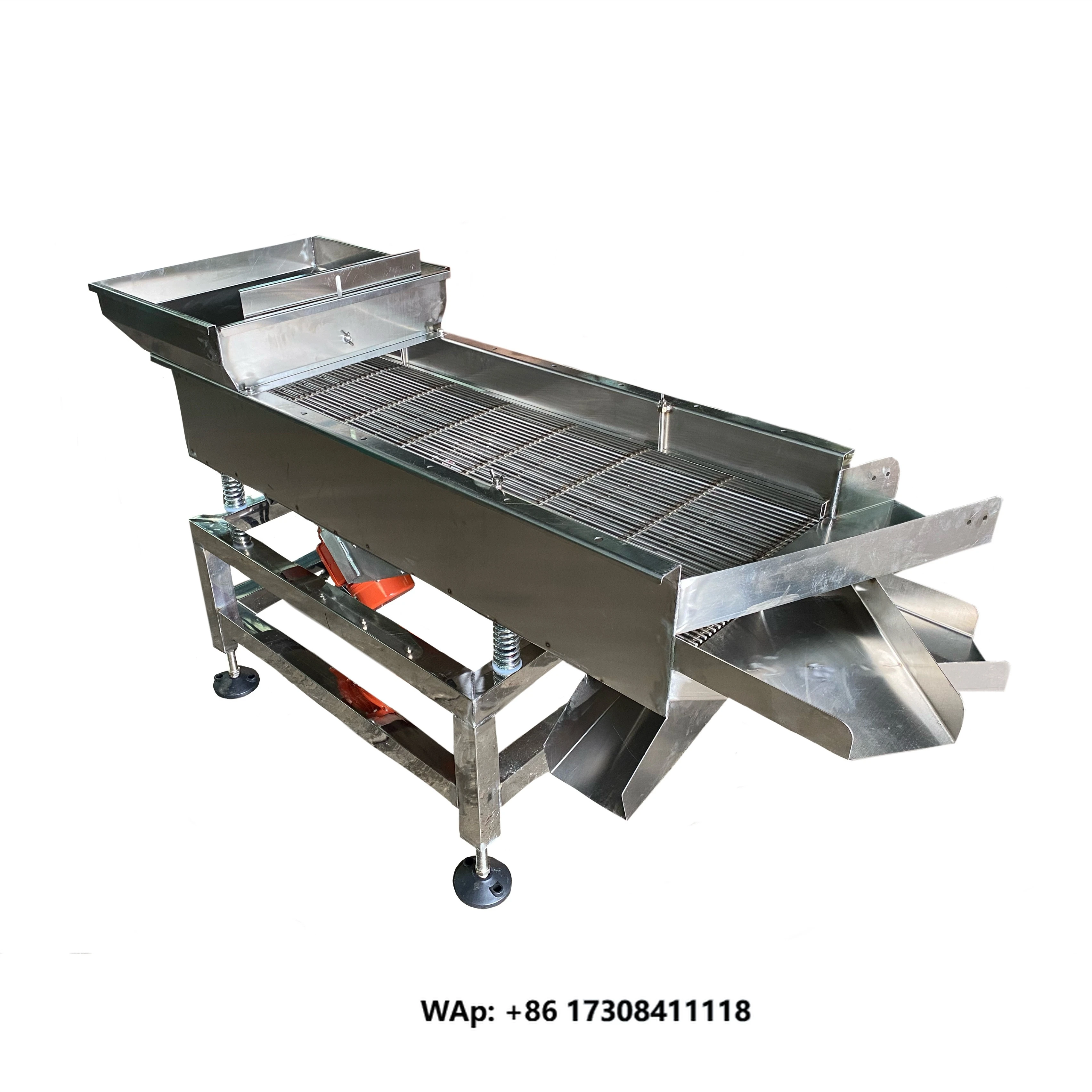 Stainless Steel Small Electric Linear Vibratory Sieve Screen Machine for Screen Melon Seeds Peanuts Wheat Salt Sesame
