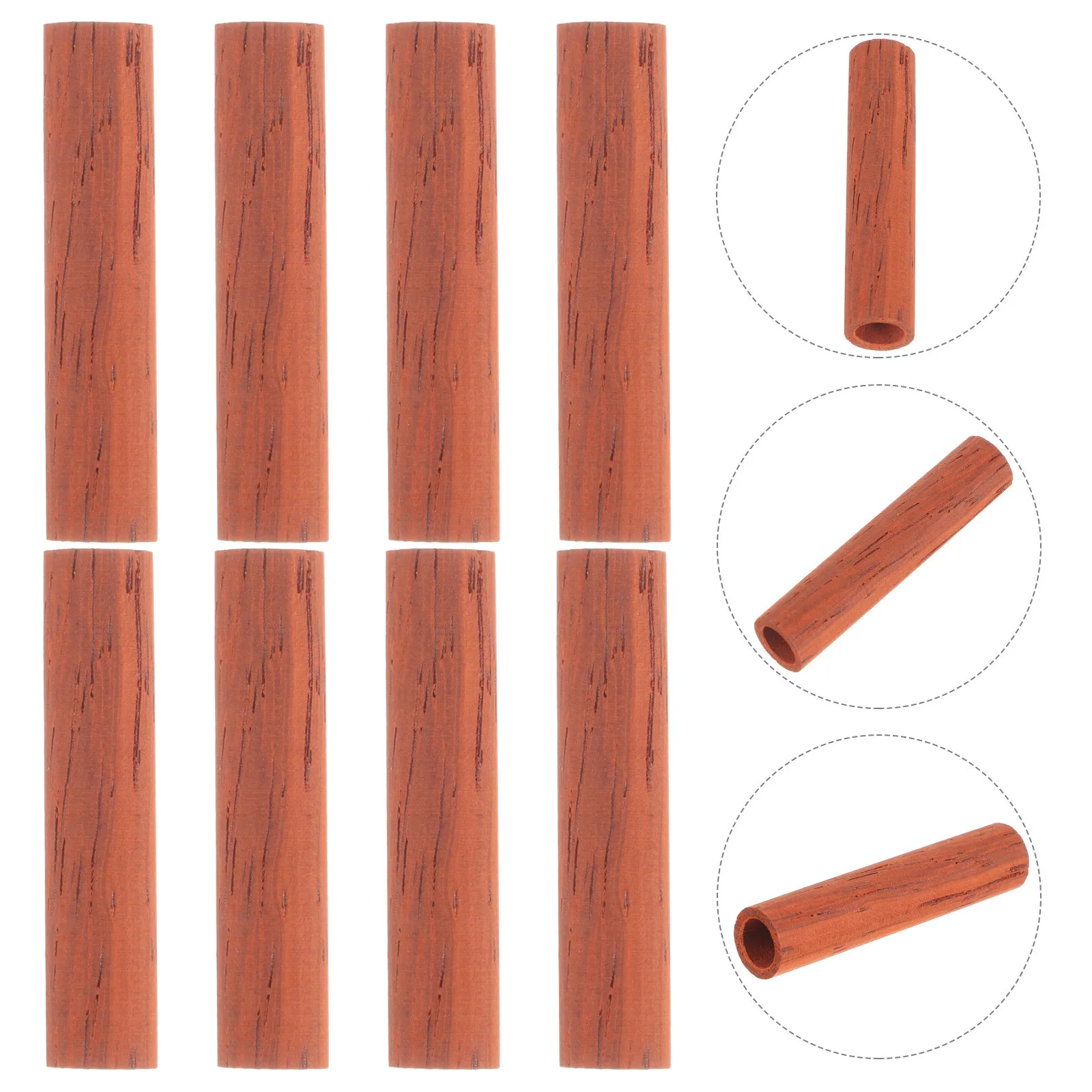 8 قطعة غيتار الجمالون قضيب أنبوب يغطي كم خشبي للقيثارات استبدال أجزاء اكسسوارات الكهربائية باس تركيبات أداة إصلاح #1