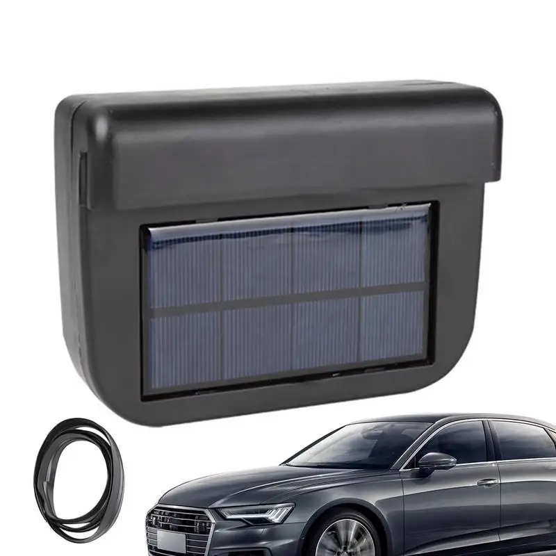 Car Window Fan Solar Powered Fast Rotation Solar Window Car Cooling Fan Compact Solar Powered Vent Fan Car Ventilation Fan For