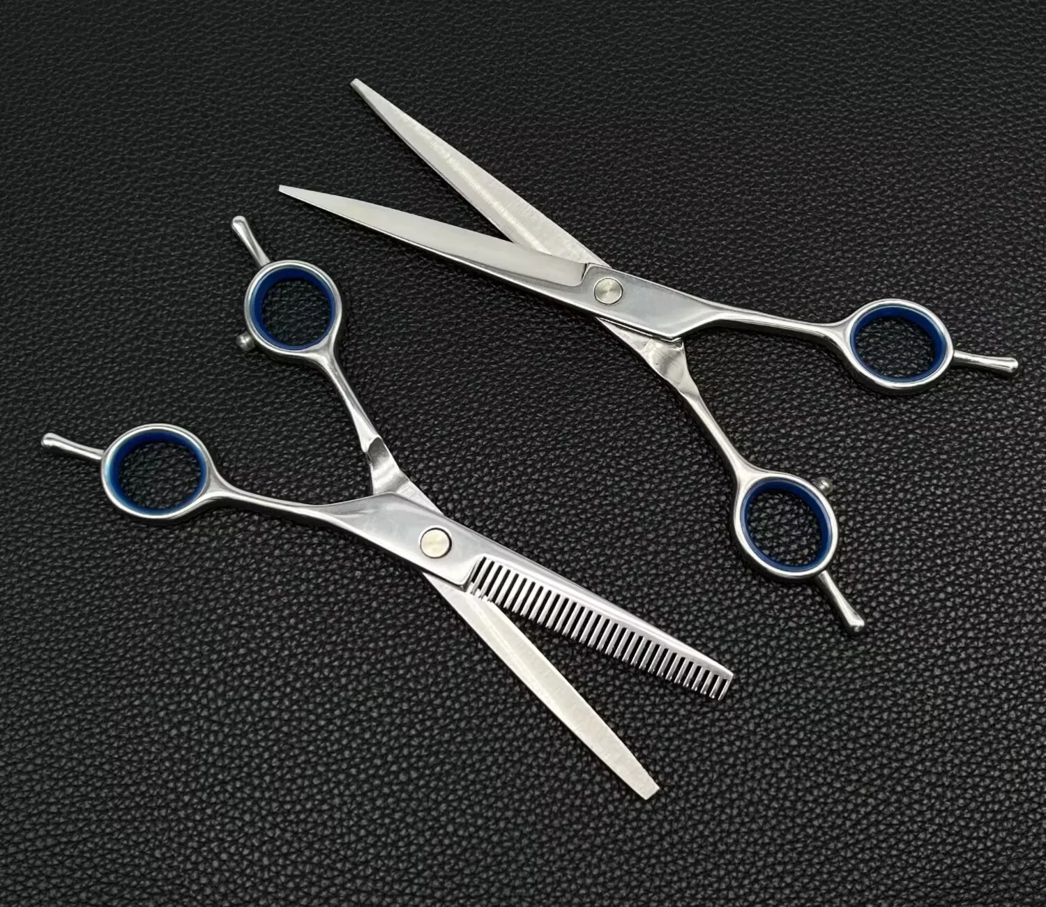 7 Inch Dog Scissors kit Professional Stainless Steel Pet Grooming Curved Scissors Shears Set