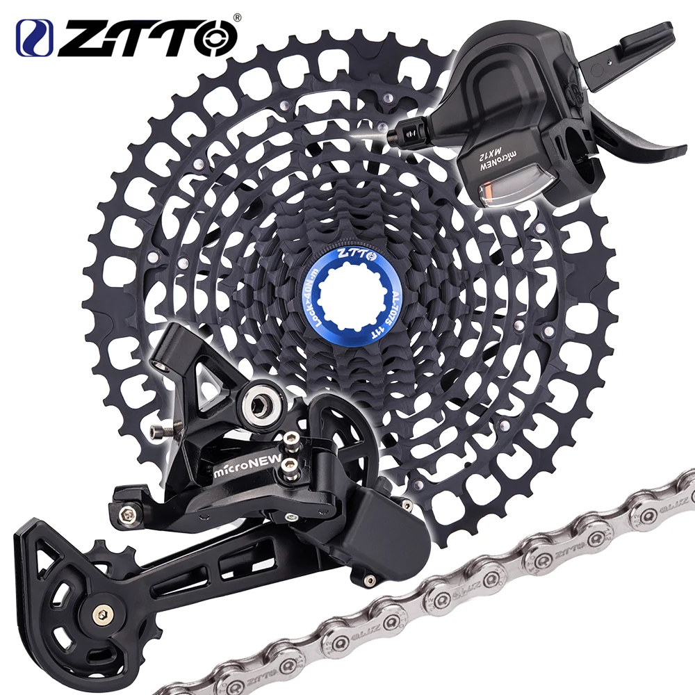 ZTTO MTB 12 Speed Bicycle Shifter Rear Derailleur Group Set Clutch 1x12 kit 12s Chain Mountain Bike 12speed Cassette Sprocket