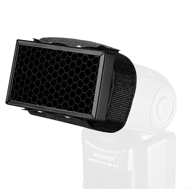 U13B đen Top Honeycomb Hood khuếch tán cho Pentax Godox Photo Studio Phụ kiện