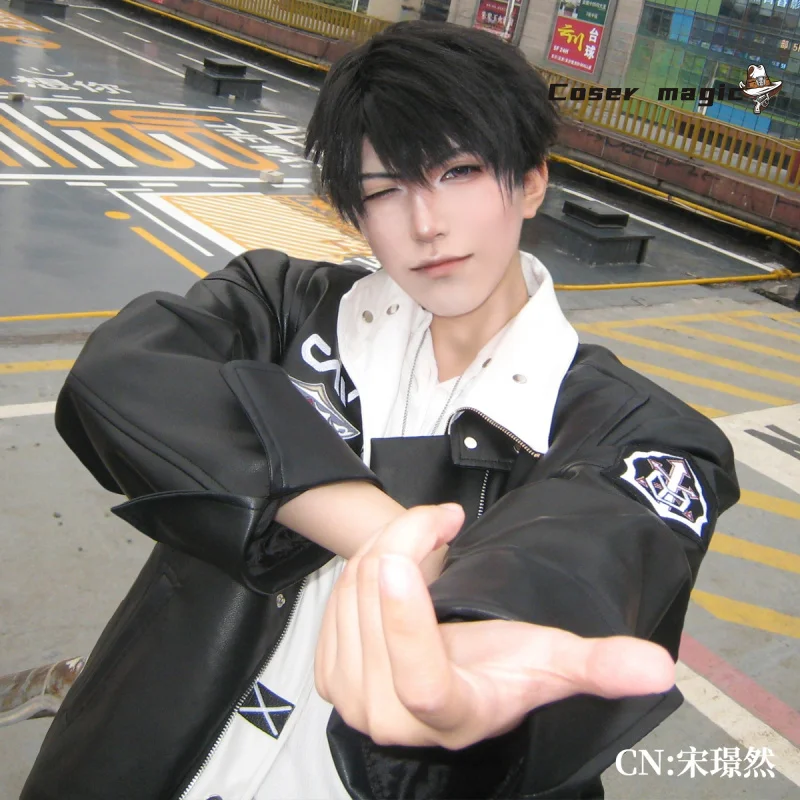 

Love and Deepspace Caleb Cosplay Costume Coat Uniform Halloween Carnival Party Christmas Play Role Clothing