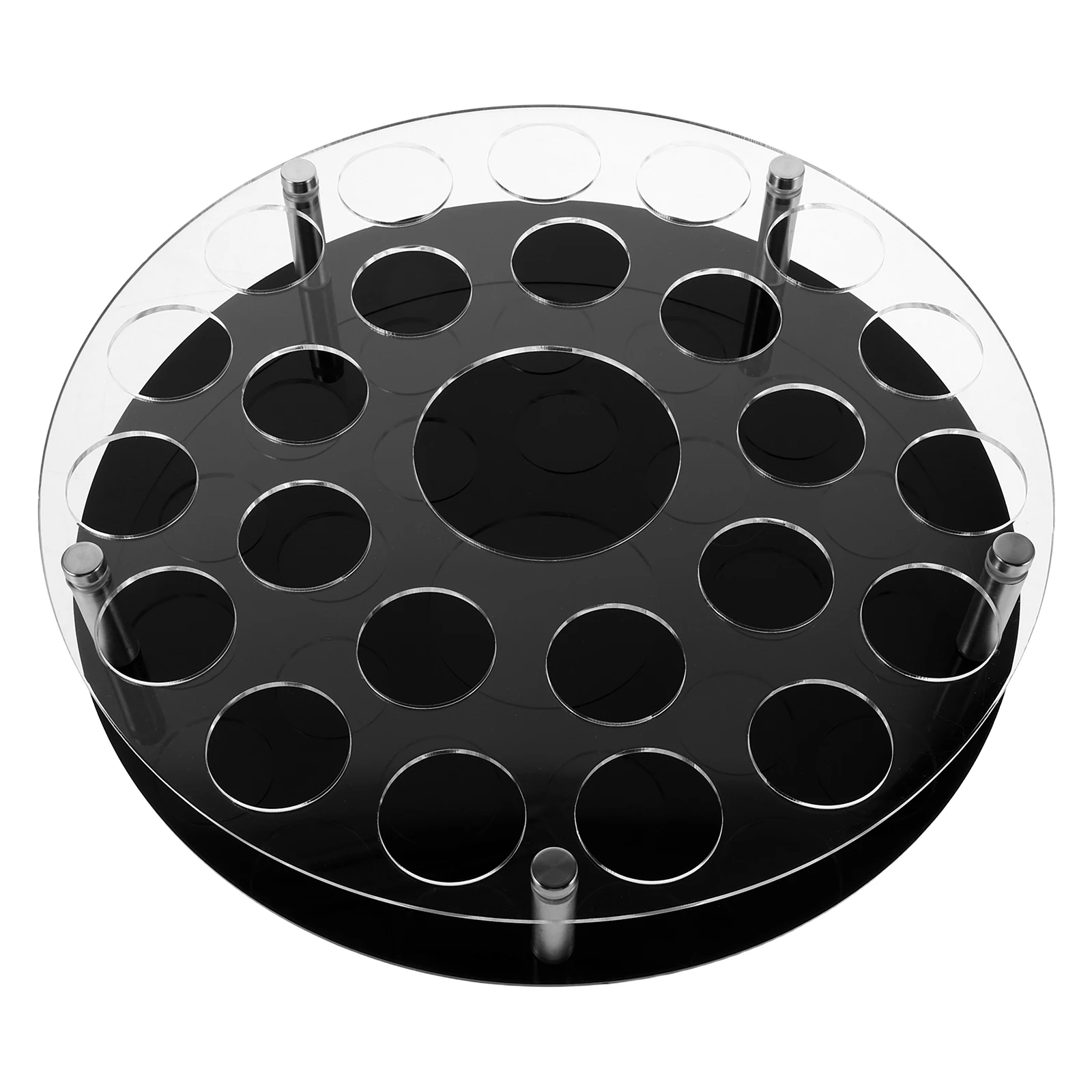 

Wine Glass Tray Cups Organizer for Bar Serving Acrylic Rack Base Clear Glasses Holder Display Accessories