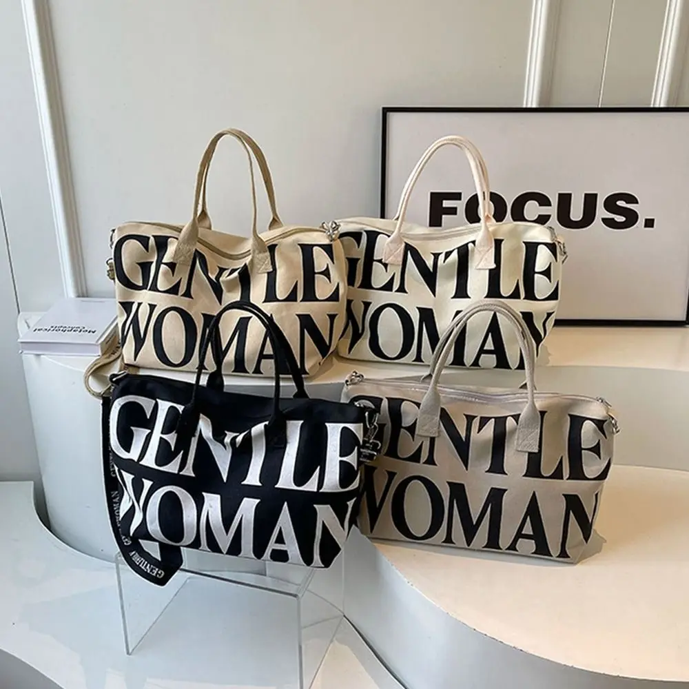 

Personality Handheld Crossbody Bags Ultra-large Capacity Letter Painted Shoulder Bags Makeup Lipstick Bags Gentlewoman