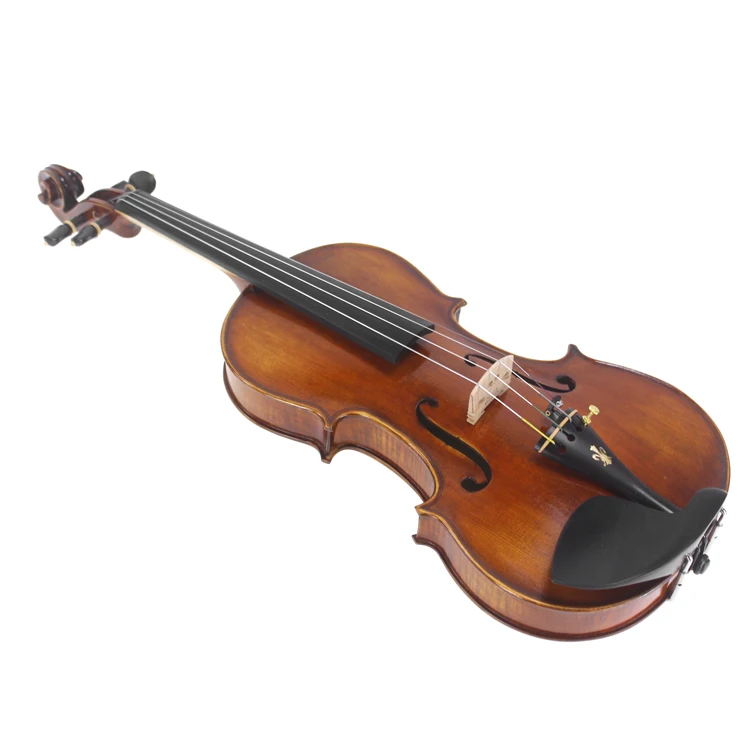 Professional Handmade 4/4 Full Size Acoustic Violin High Quality Instrument For Universal Students Beginners Practice