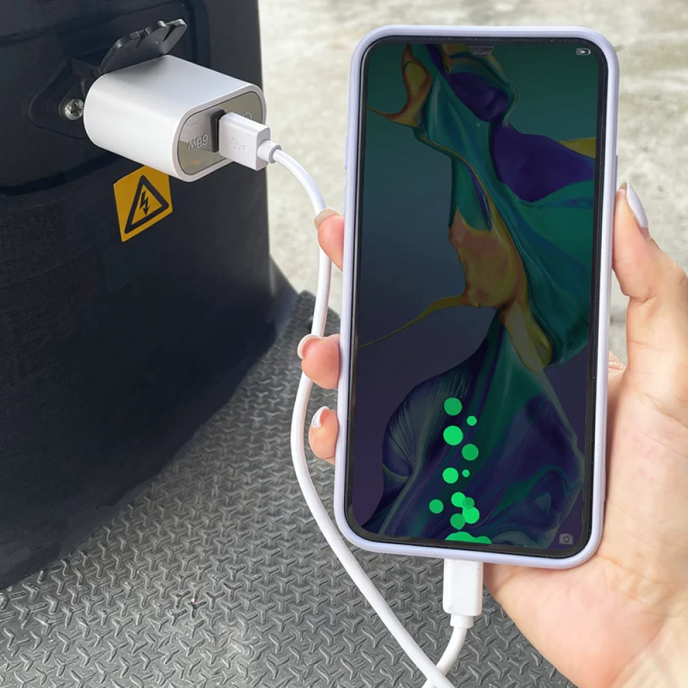 66W Fast Charging Power Adapter For Electric Bike Phone Charger USB Socket Stable Connector For Delivery Rider Scooter Device