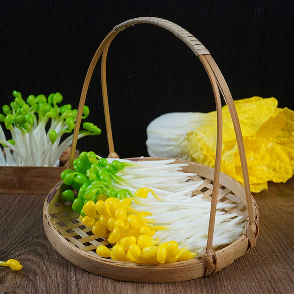 

artificial vegetables model dining room hotel restaurant store shop decoration Faux fake simulation yellow green bean sprouts