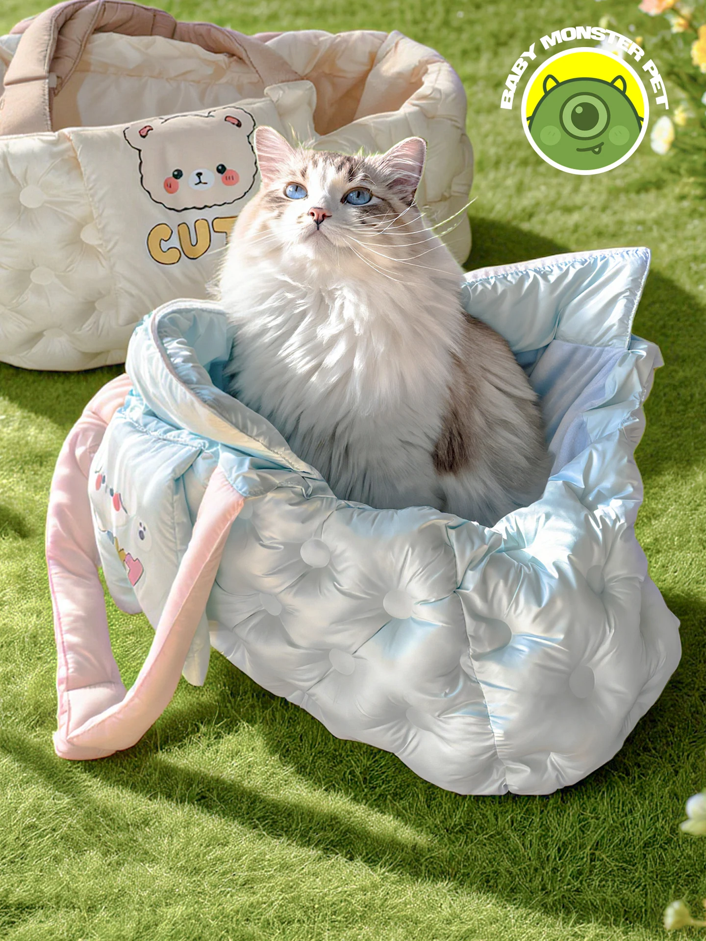 

Portable Pet Travel Bag Quilted Cotton oulder Bag for Small Dogs And s Warm Outdoor Bag for Young Puppies And Kittens