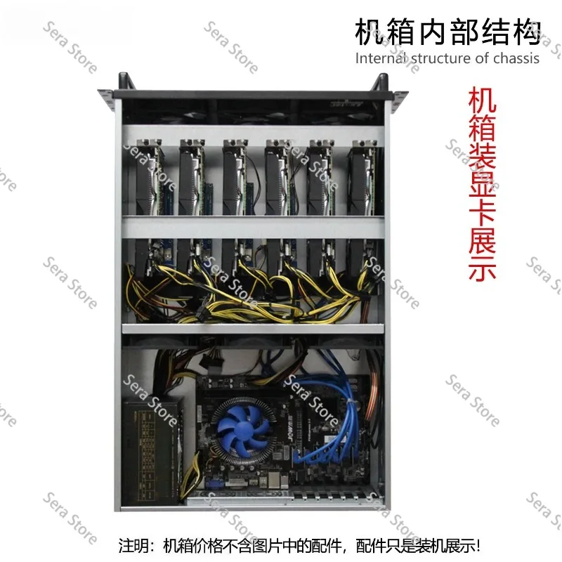4U Çoklu Grafik Kartı Kasası 6 - Server Gpu Chassis 4U incelemesi ve fiyatı
