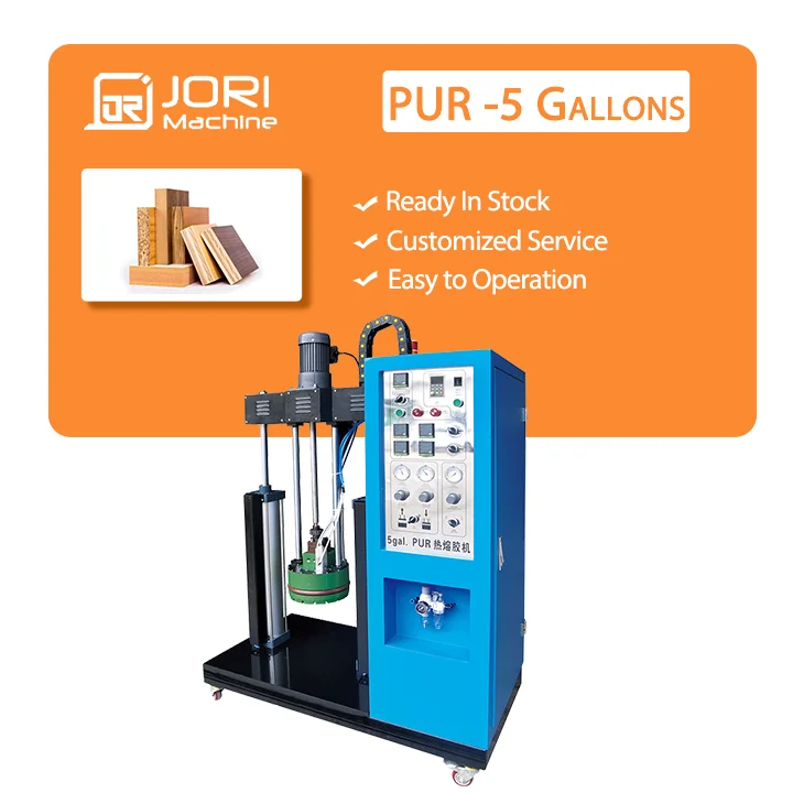 

Adjustable Gear Pump 5 Gallon Pur Hot Melt Glue Melter Machine with PLC Control