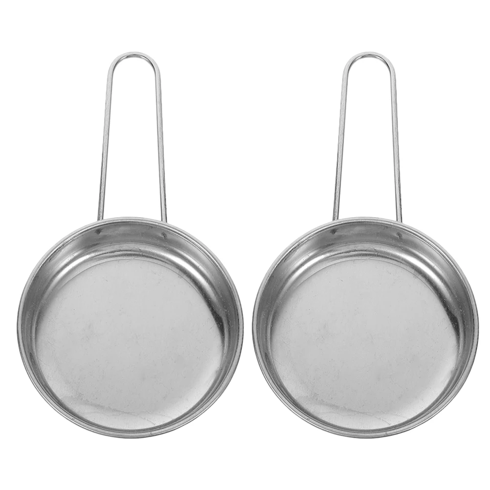 

2 Pcs Fire Extinguishing Lid for Alcohol Stove Thickened Stainless Steel Heat Resistant H Camping Stove Flame Extinguisher
