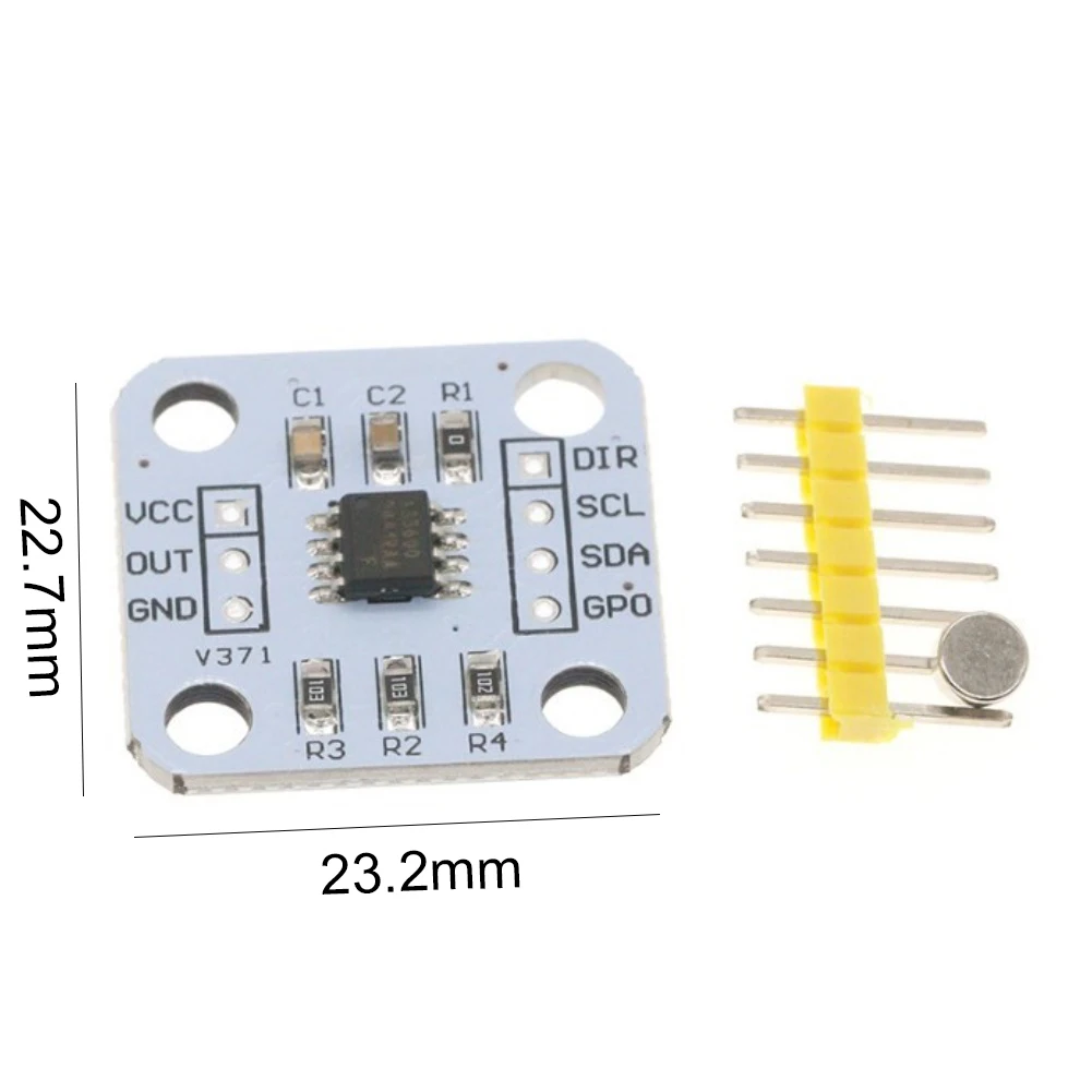 8pcs AS5600 Magnetic Encoders 12-bit Digital Output Non-contact Magnetic Sensing Encoder For Drones Servos Motor Control