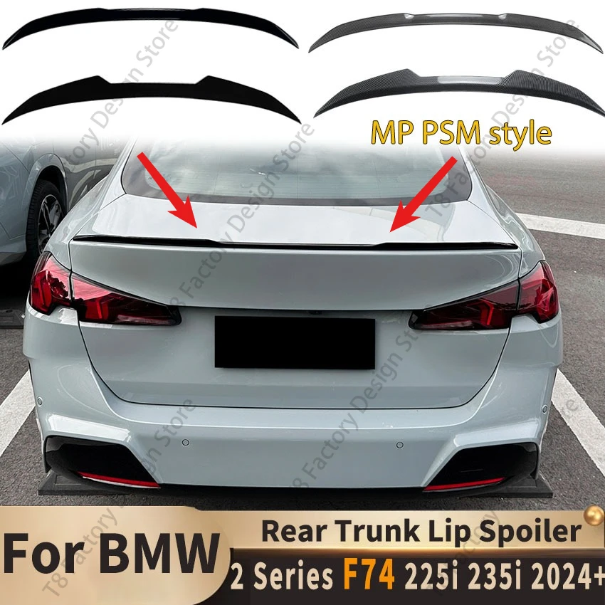 

MP PSM Style for BMW 2 Series F74 225i 235i 2024+ Car Rear Trunk Lid Spoiler Tail Wing Fixed Wing Body Kits Exterior Tuning
