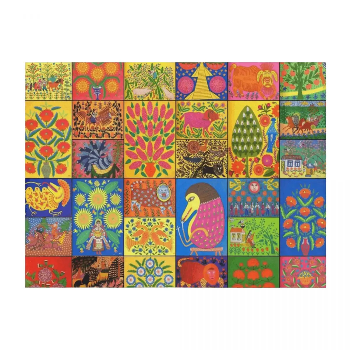 

Maria Pryimachenko Throw Blanket Soft Beds cosplay anime wednesday Loose Blankets