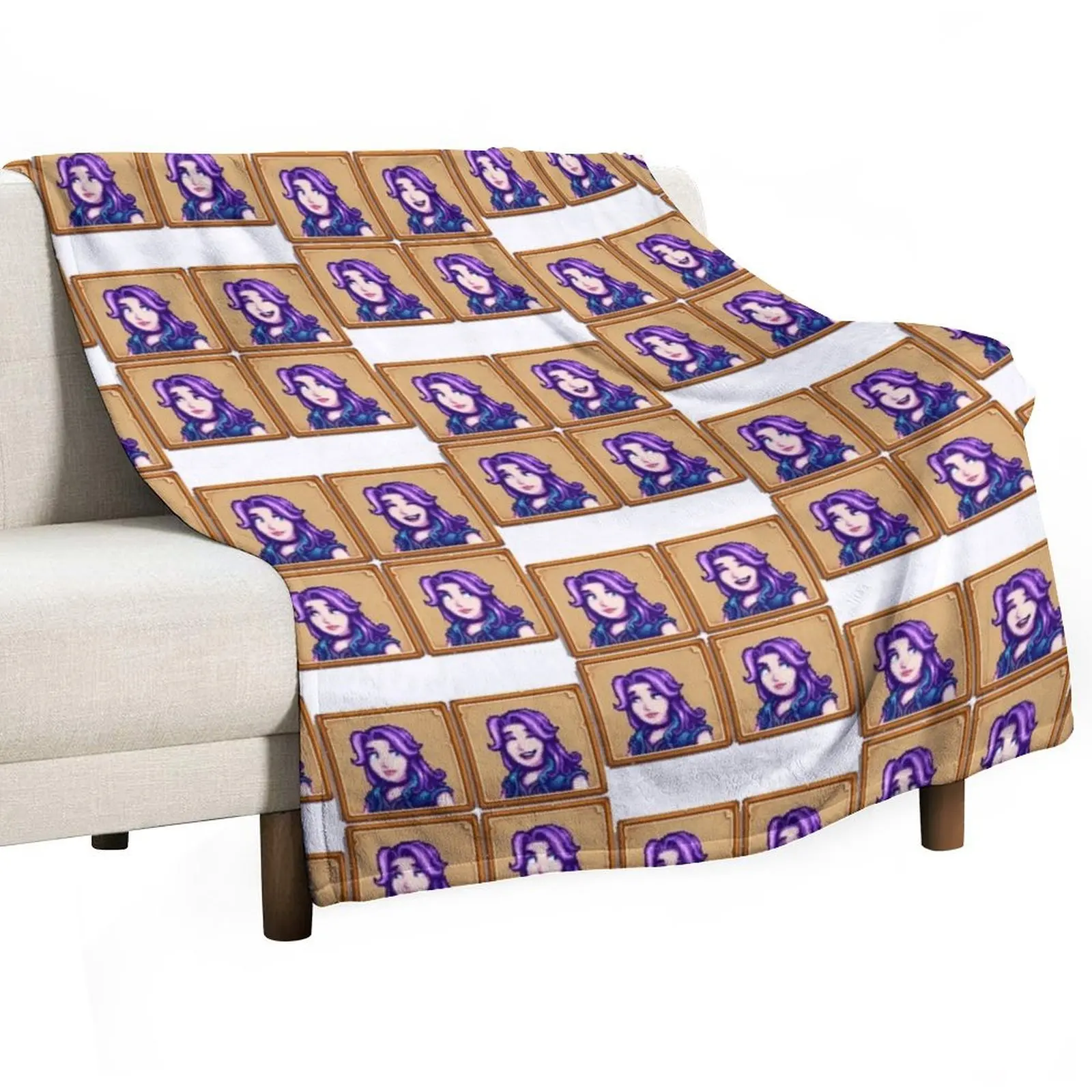 

Stardew Valley - Abigail Throw Blanket Decorative Soft Throw Blanket for Couch Sofa