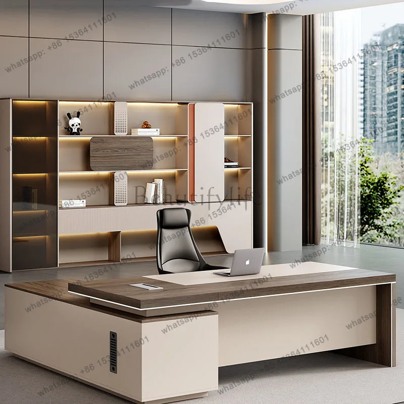FG Reception Conference Office Desk Executive Modern Computer Decoration Office Desk Luxury Nordic Meuble Bureau Home Furniture