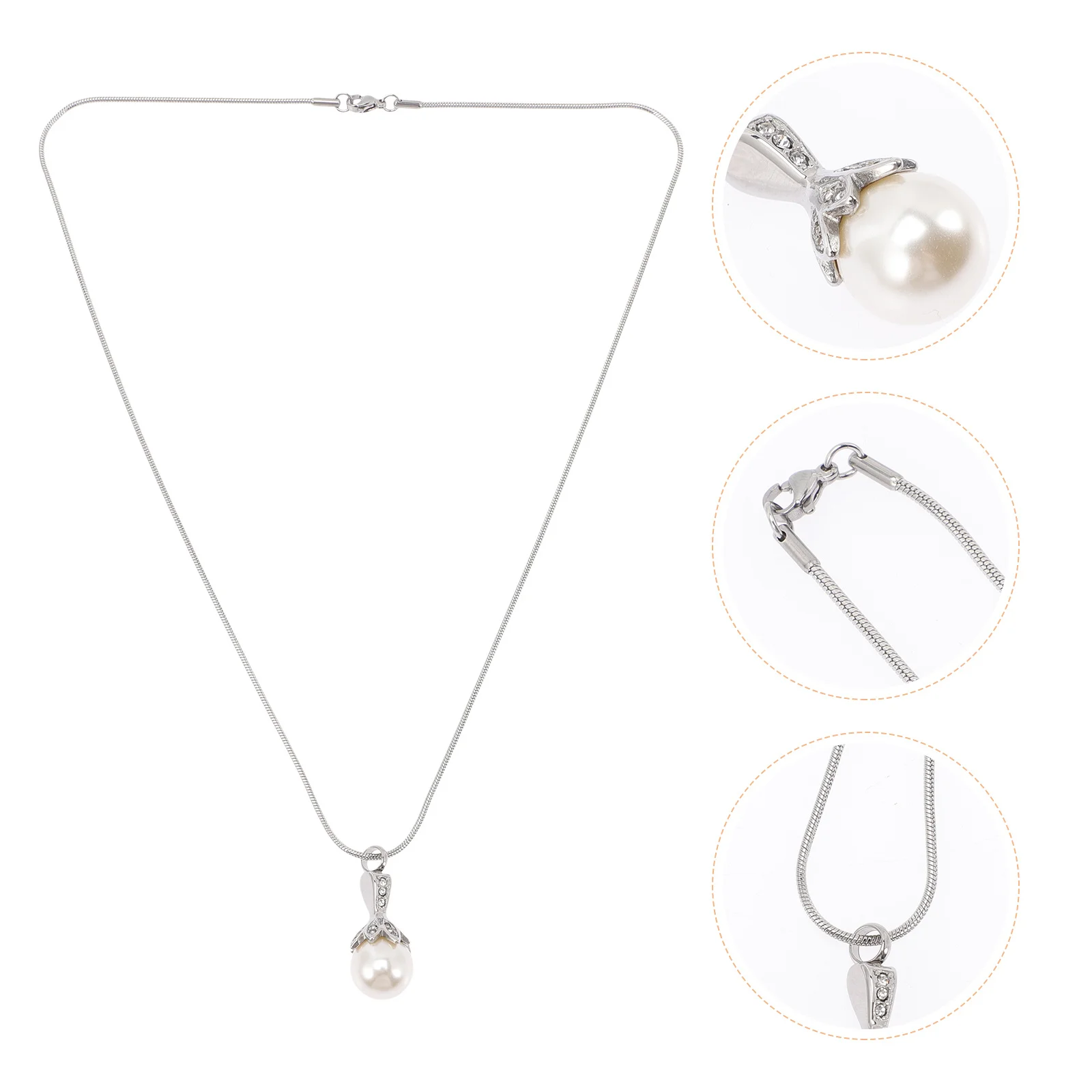 

Delicate Stainless Steel Urn Necklace for Ashes Women Crystal Cremation Pendant Memorial Jewelry Gift for Pet Lovers