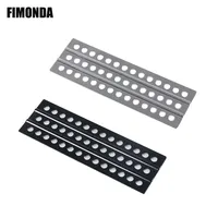 2Pcs 120*38mm Metal Sand Ladder Recovery Board for 1/10 RC Car Crawler TRX4 TRX6 SCX10 D90 TF2 CC01 LC80 YK6101 HB ZP1002 ZP1001