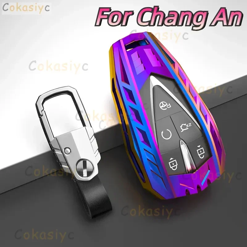 Housse de protection pour clé télécommande de voiture, pour Chang An Cs75plus Cs55plus Cs35plus Oushan X5 X7, boutons Univ Unik transparents