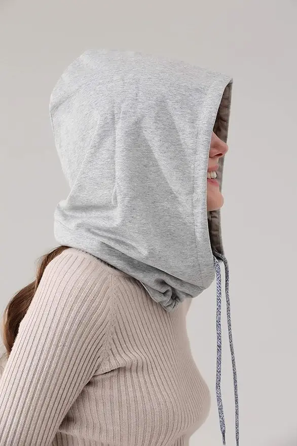 

Faraday Hat,5G Blocking, RF Shielding,Brain Coat, Hoot Hat,Color Grey,lining pure silver fiber With retractable rope