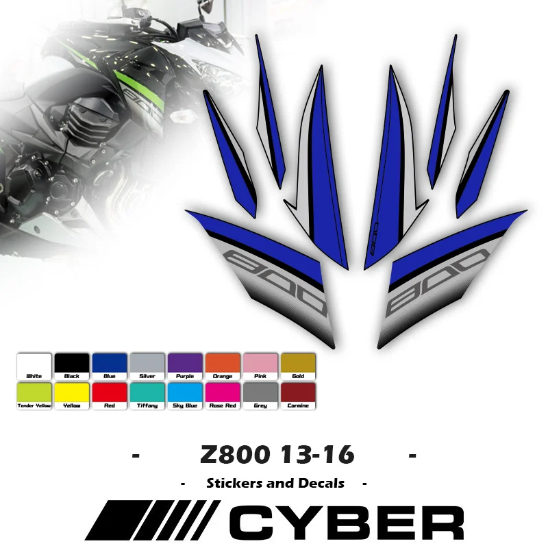 For Kawasaki Z800 2013 2014 2015 2016 New OEM Replicas Motorcycle Full Vehicle Sticker Decal Printing Z800 13-16