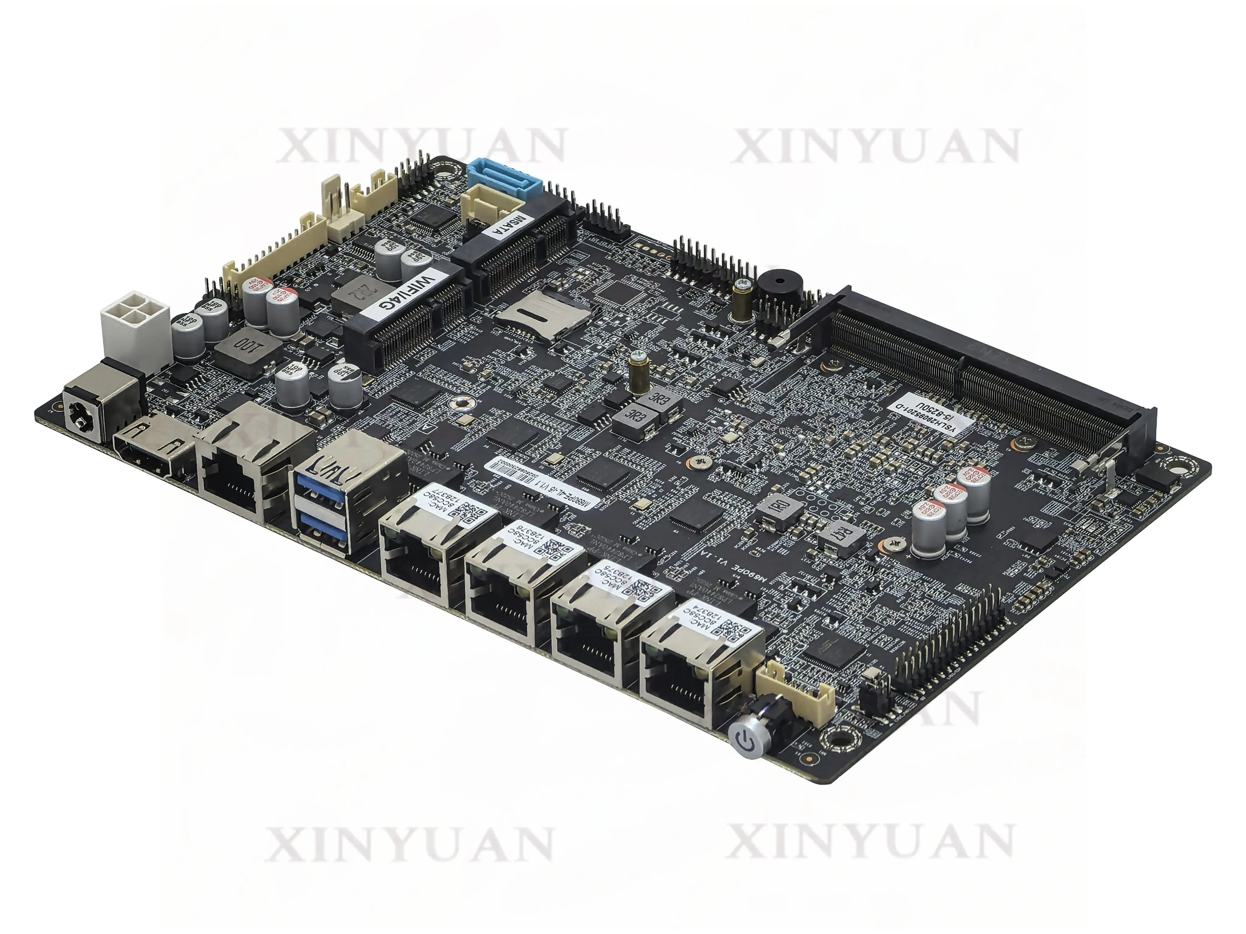 I5 7200U H-D1MI industrial motherboard 32GB M.2 2.5G I226-V POE 48V wide voltage 9V~36V