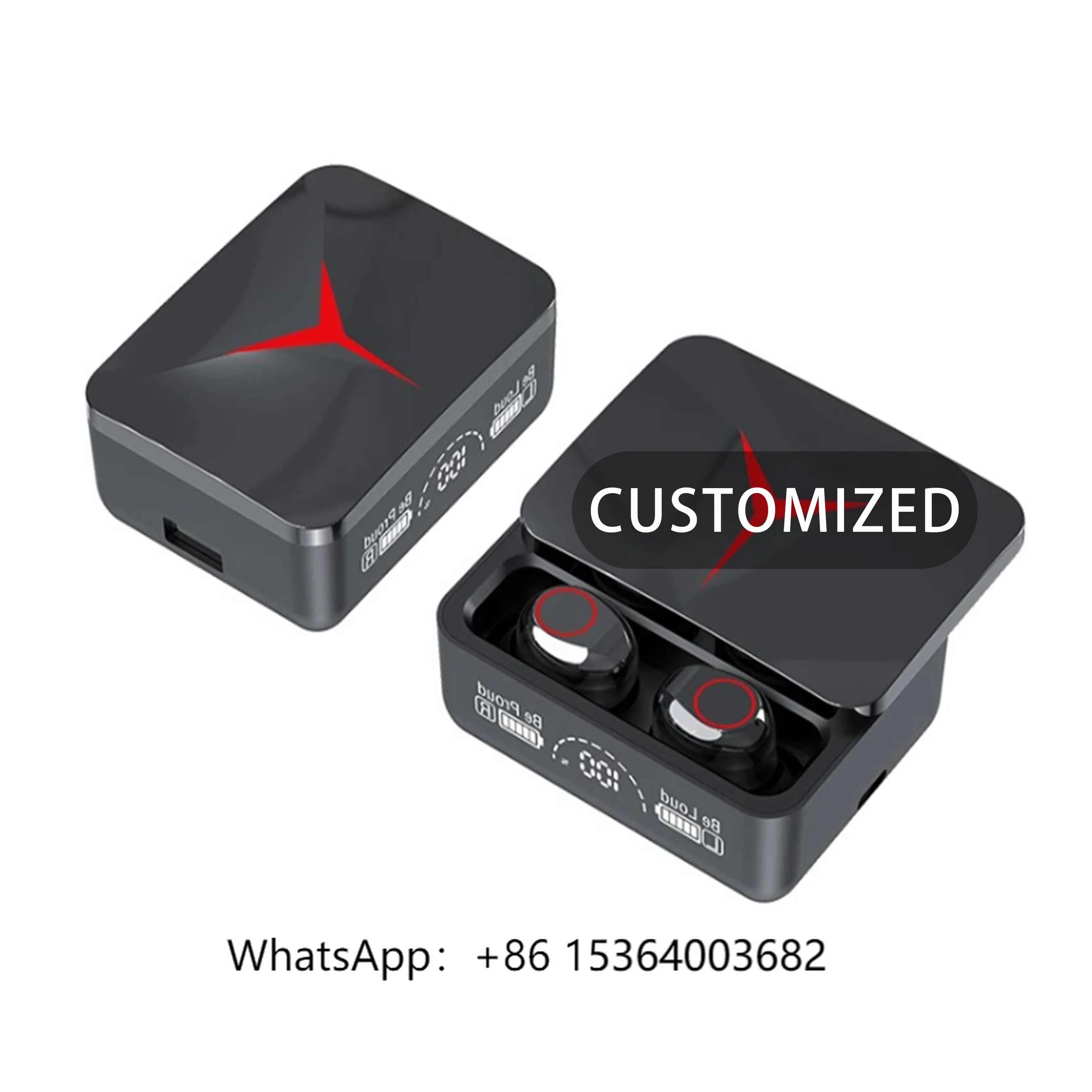 

TJXL-2024 Best Seller M90 Pro LED Digital Display In-ear Earphones True Wireless Stereo Game Earphone TWS Wireless Earbuds Headp