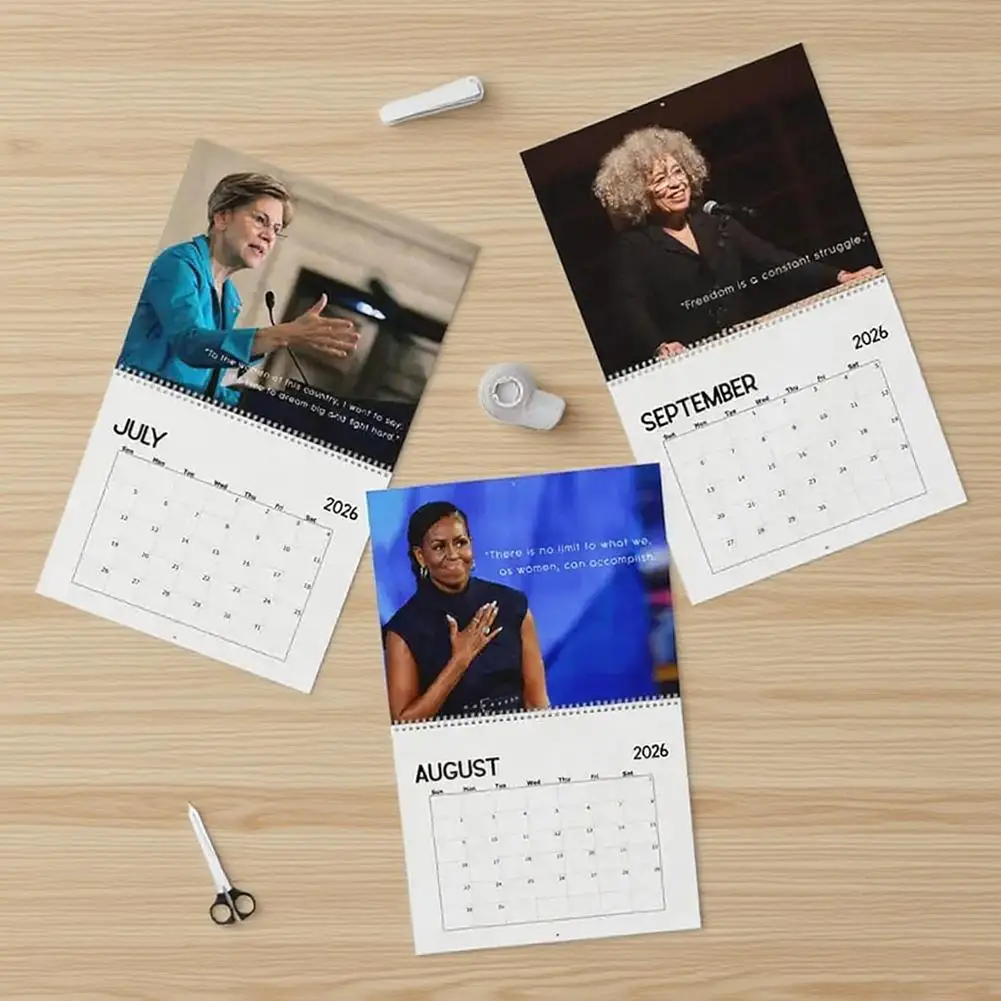 2026 تقويم امرأة حسن السلوك 12 شهرًا للعام الجديد تقويم نسوي للحائط أفضل هدية لأصدقاء العائلة والزملاء ديكور المنزل #6