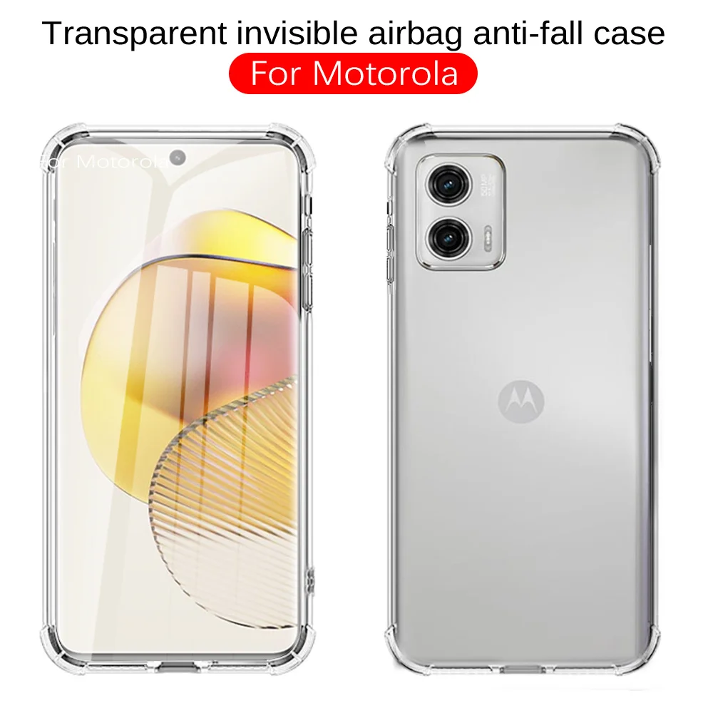 Transparent Slim Soft TPU Shockproof Cover For Motorola Moto G73 G53 G23 Case Silicone Back Shell Moto G 62 42 32 22 50 30 20 10