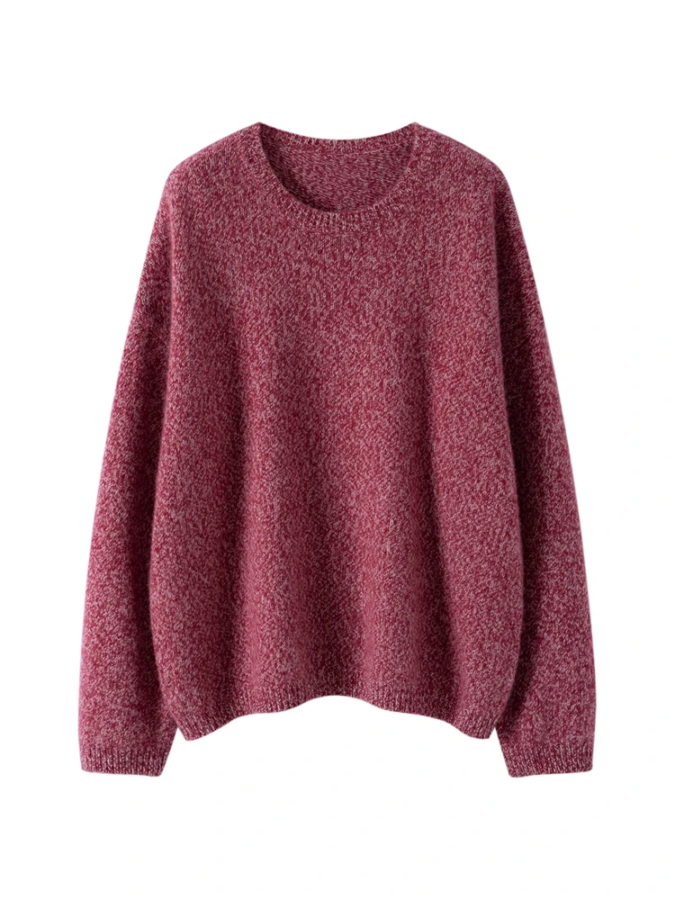

Luxury Autumn Winter Woman Sweater Elegant Female Cashmere Knitwear Loose Pullover New Fashion Long Sleeve Clothing Tops Jersey