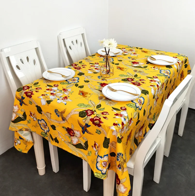 

Американская прямоугольная скатерть в стиле кантри, роскошная скатерть для чайного столика, новая скатерть в китайском стиле для круглых и квадратных столов