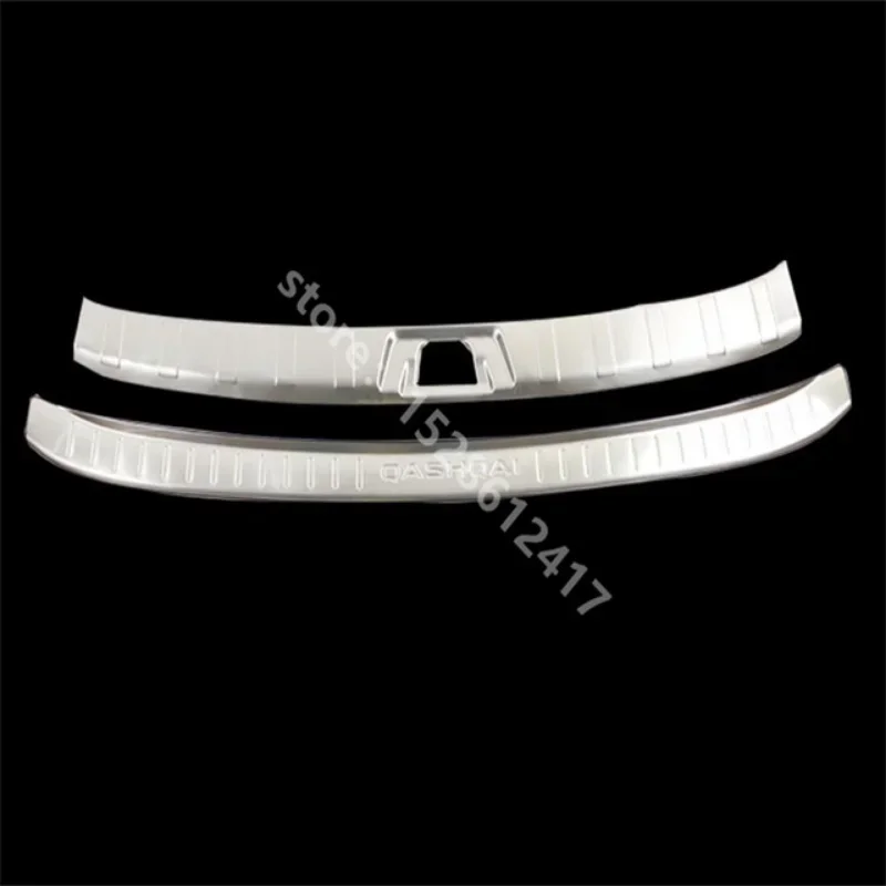 Stainless steel car Rear Door Bumper Protector sill  For Nissan Qashqai J11 2016 2017 2018 plate rear styling