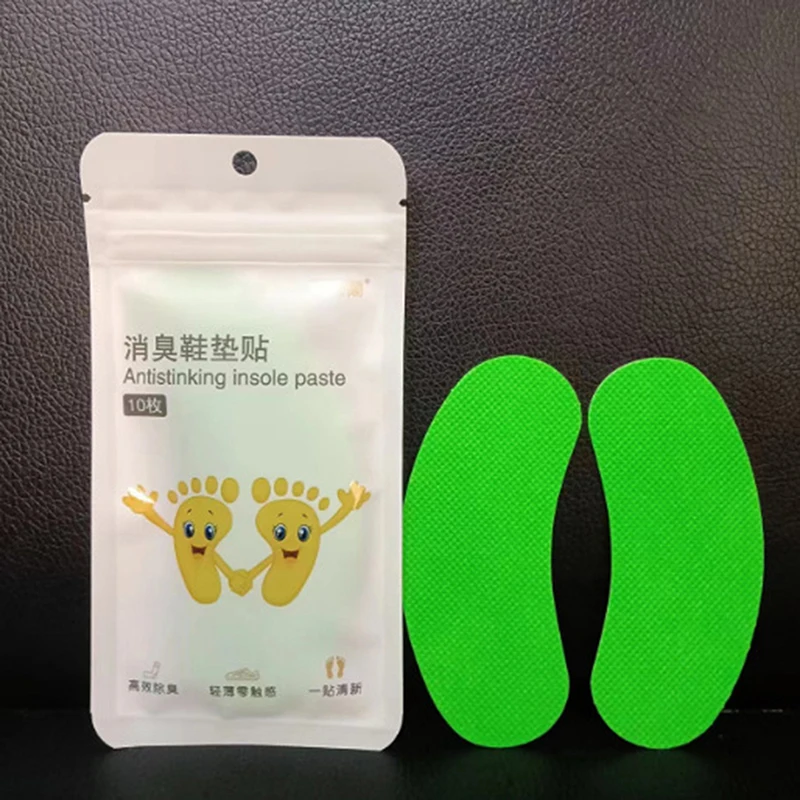 10Pcs Shoes Deodorant Sticker Deodorant Foot Odor Deodorants Sneaker Smell Fresh Fruity Aroma Insole  Stickers