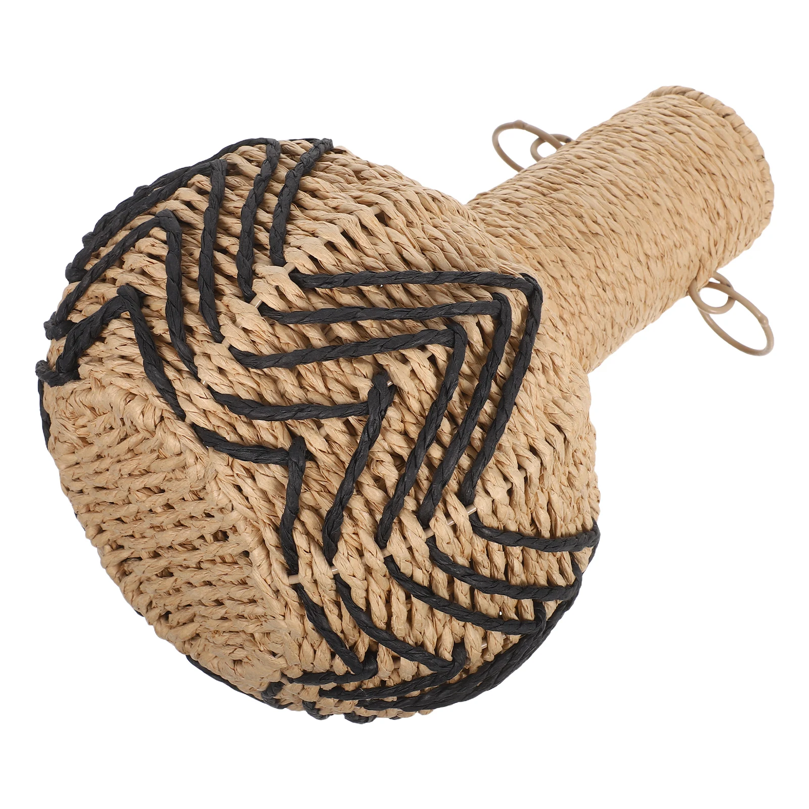

Household Paper Rope Decorative Vase Country Style Iron Table Centerpiece Basket
