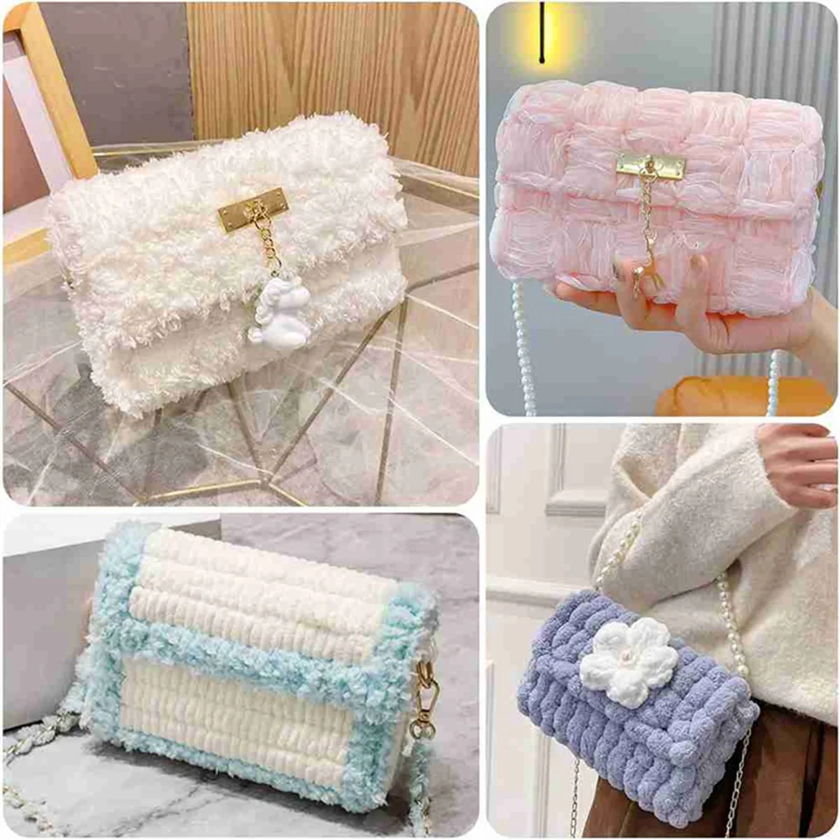 A95I-Schwarze Kunststoff-Mesh-Leinwandbögen, Taschenboden, Former-Pads, Geldbörsen-Herstellungsvorlage für Acrylgarn, Basteln, Stricken, Häkeln