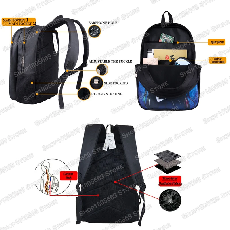 Funny Bad Dog Backpack Bulldog Pug Men Women Rucksack Children School Bags for Teenager Girls Boys School Backpacks Bookbag Gift