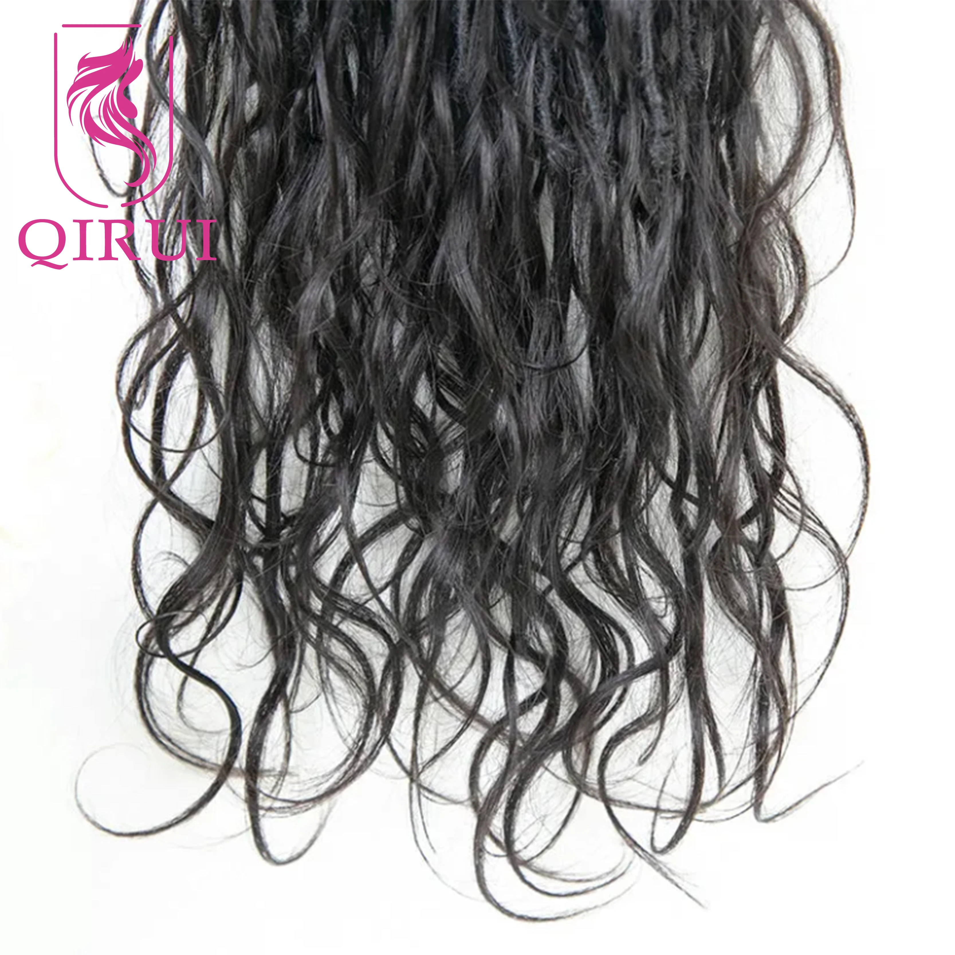 Body Wave Pre Looped Crochet Boho Locs z ludzkimi włosami, kręcone, bez węzłów, warkocze Goddess Locs, włosy do szydełkowania z ludzkimi włosami, kręcone końcówki.
