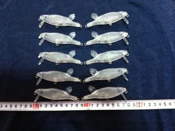 10pcs Unpainted Hardbait Ocean Rock Fishing Blank Lure Body Fishing Lure Body90mm 9g Blank lures JS#224