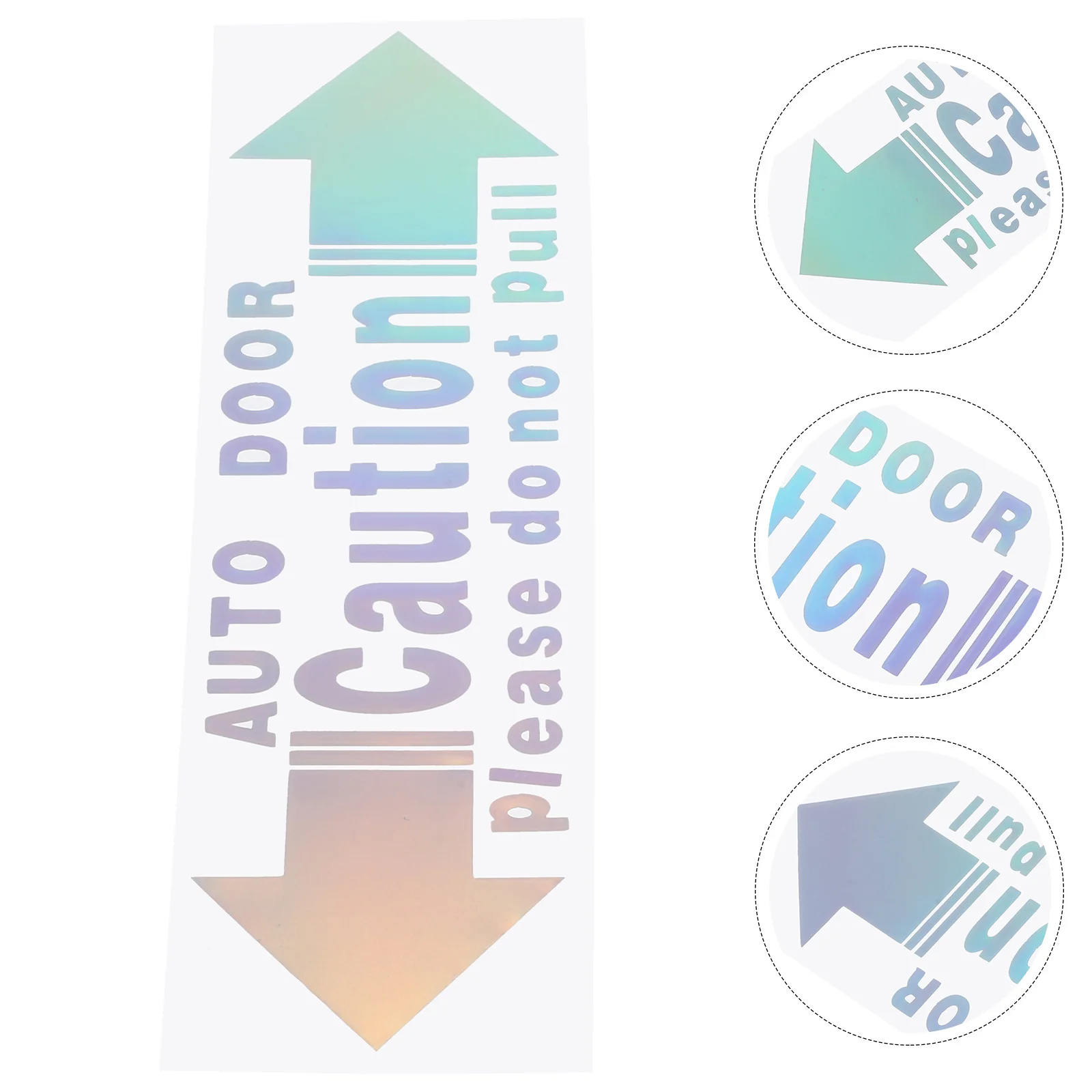 

4Pcs Automatic Car Door Stickers Warning Decals Do Not Pull Signs Waterproof High Adhesive Vinyl for Vehicle Cool Car Stickers