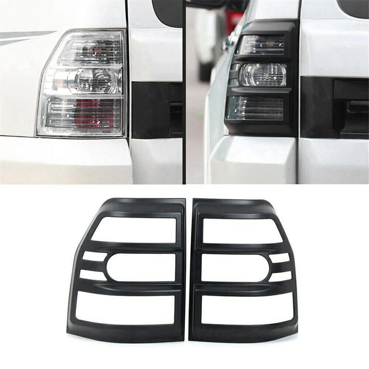 For Mitsubishi Pajero Montero V97 V93 2007-2020 1 Pair Rear Tail Light Trim Frame Cover