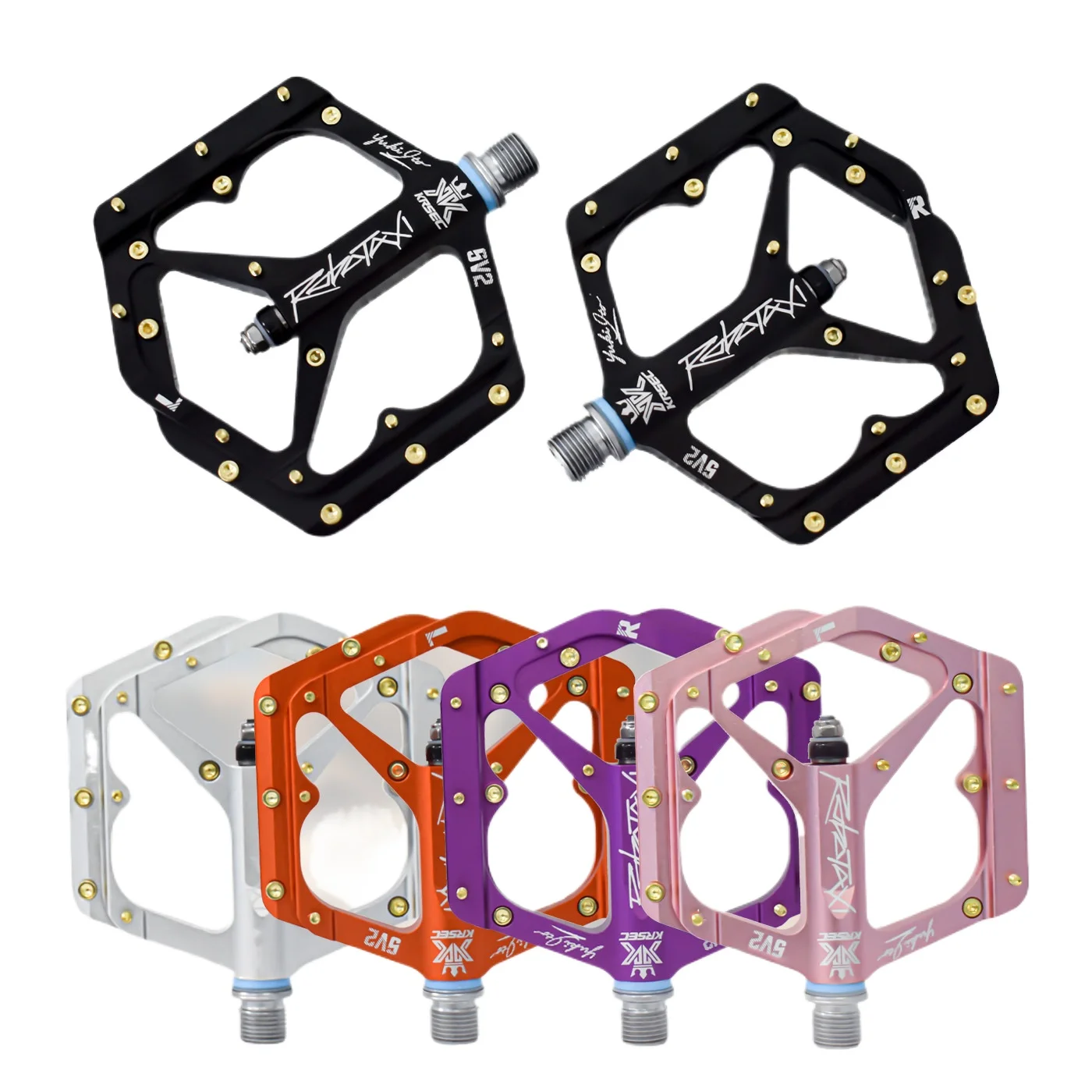 

1 шт. велосипедная педаль из алюминиевого сплава, нескользящая педаль MTB для KRSEC, шоссейный велосипед, велосипедная педаль, запасные части