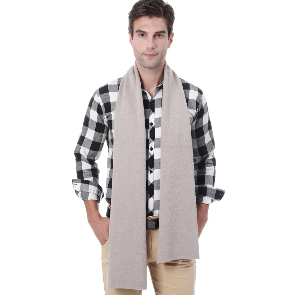 

10 Colors Warm Designer Fashion Wraps Scarves Men Birthday Gift Winter Thick Shawl Long Male Ring Faux Cashmere Business Scarf