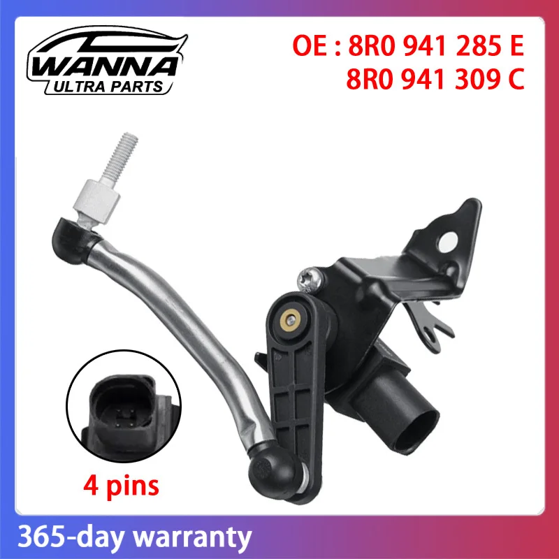 

8R0941285E 8R0941285G 8R0941309C Left Right Front Headlight Level Sensor for C7 Q5 10-19 Phideon 2017-2023 A7 2012-2014 RS6 RS7