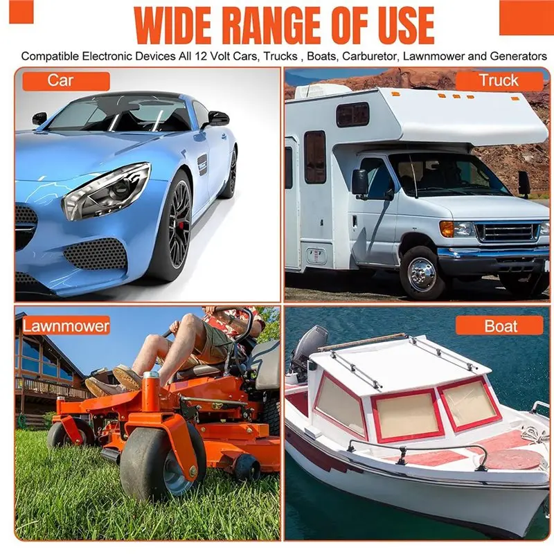 طقم مضخة الوقود الكهربائية ABJJ (12 فولت) قطعتان من الضغط المنخفض 3-6 رطل لكل بوصة مربعة غاز وديزل مضمن مع مرشحين و8 مشابك خرطوم