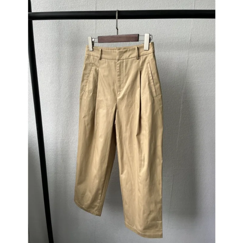 

Summer New Loose Thin Straight Pants Tapered Casual Cotton Pants Female